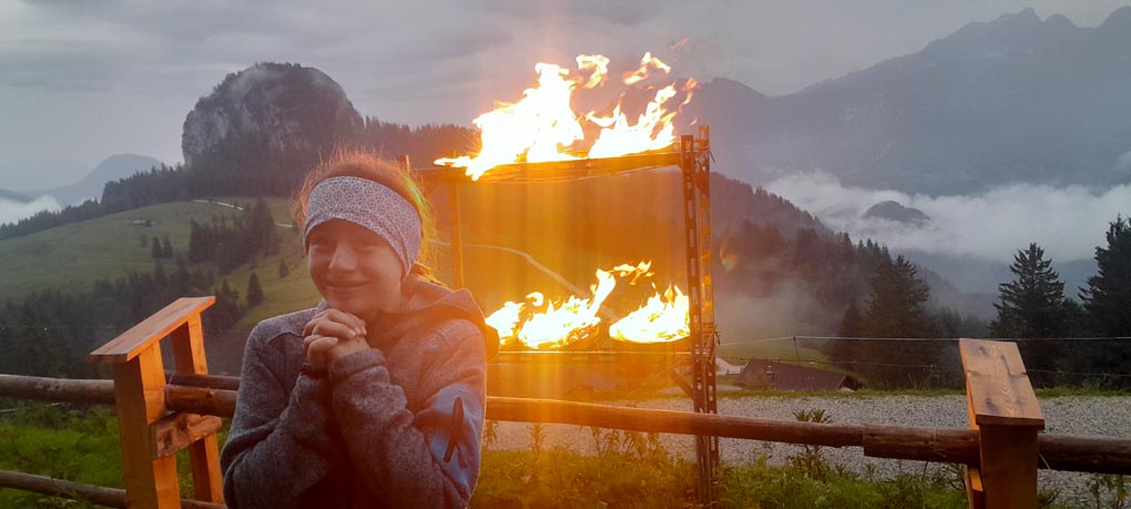 Sonnwendfeier 2024 auf der Bergbundhütte